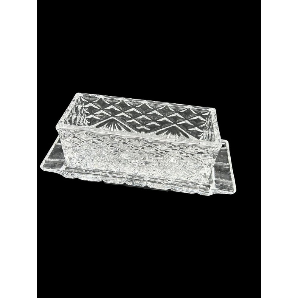 Crystal Butter Dish